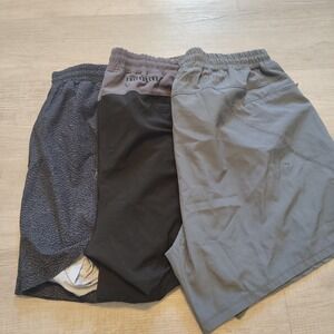 Freeballers Shorts XXL 3 Pairs Mens Athleasure Gym Lined Running